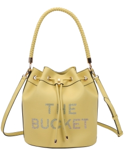 The Bucket Hobo Bag with Wallet TB1-L9018 YELLOW